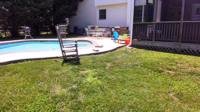 Maryland Before Pool Pavers